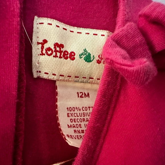 Toffee Apple Pink Ruffle Princess Frog Bodysuit Size 12M - Picture 6 of 11